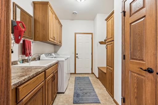 Laundry room and extra storage