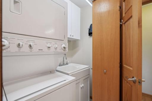 Laundry room located in the tree quarter bath