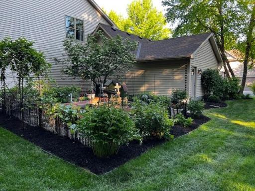 Imagine having your own garden center at your home. Enjoy the beautiful lilacs, rose bushes, peonies, herbs, honeysuckle vines and more