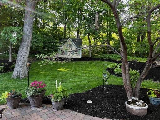 Professionally landscaped and incredible privacy