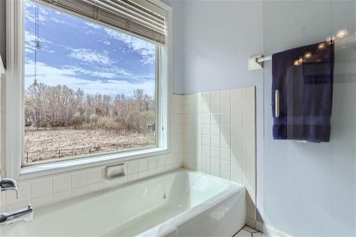 The spa like bathroom allows relaxation or a quick shower if you prefer!