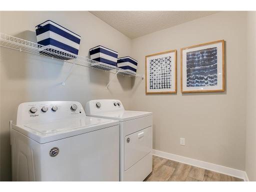 Life is all about the simple conveniences - this one in the form of upper level laundry!!! Photo of model home, color and options will vary.