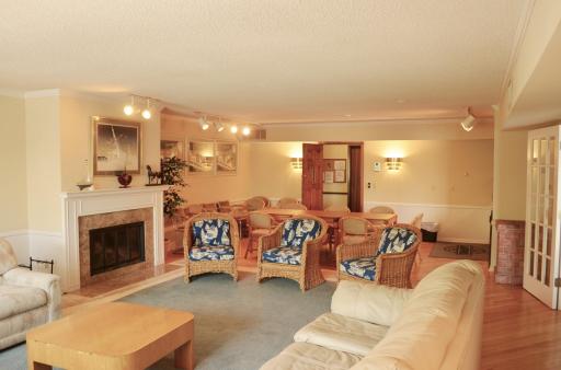 Party Room with Wetbar, Kitchenette, Big TV & Gorgeous Lake Views