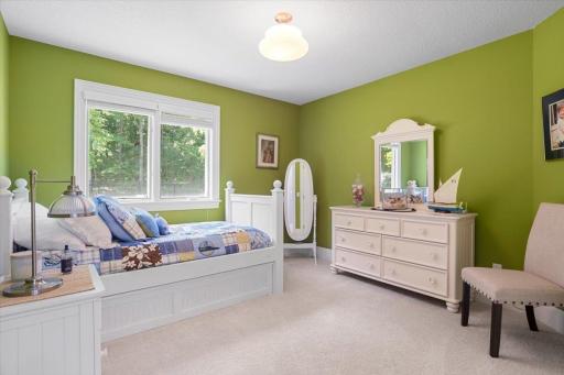 Additional guest bedroom on the main level.