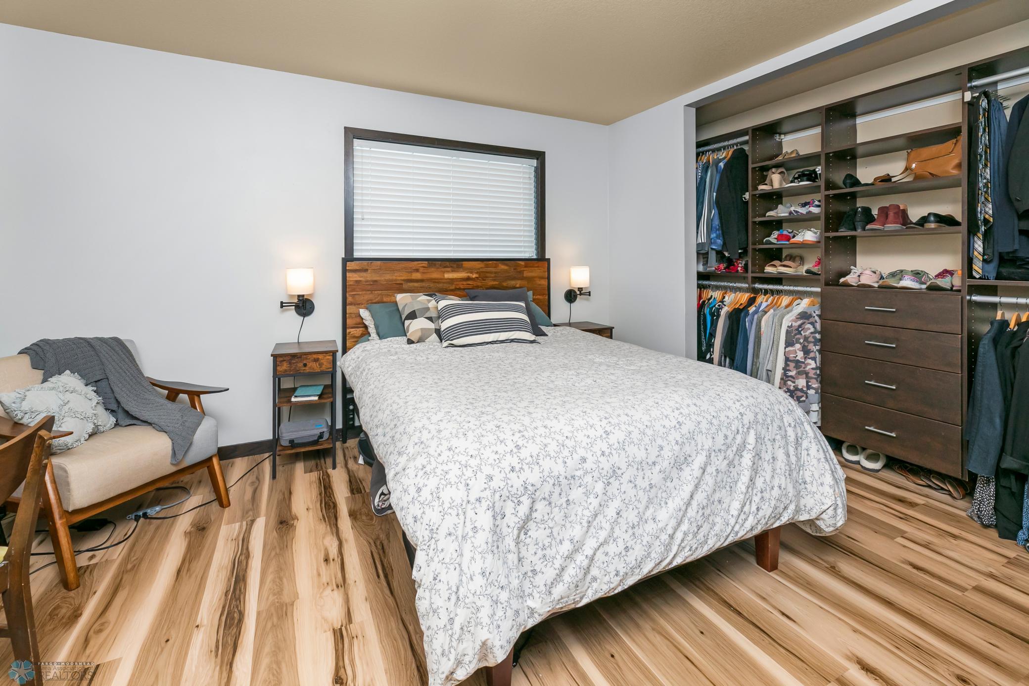 Primary bedroom view 2(outfitted closet)