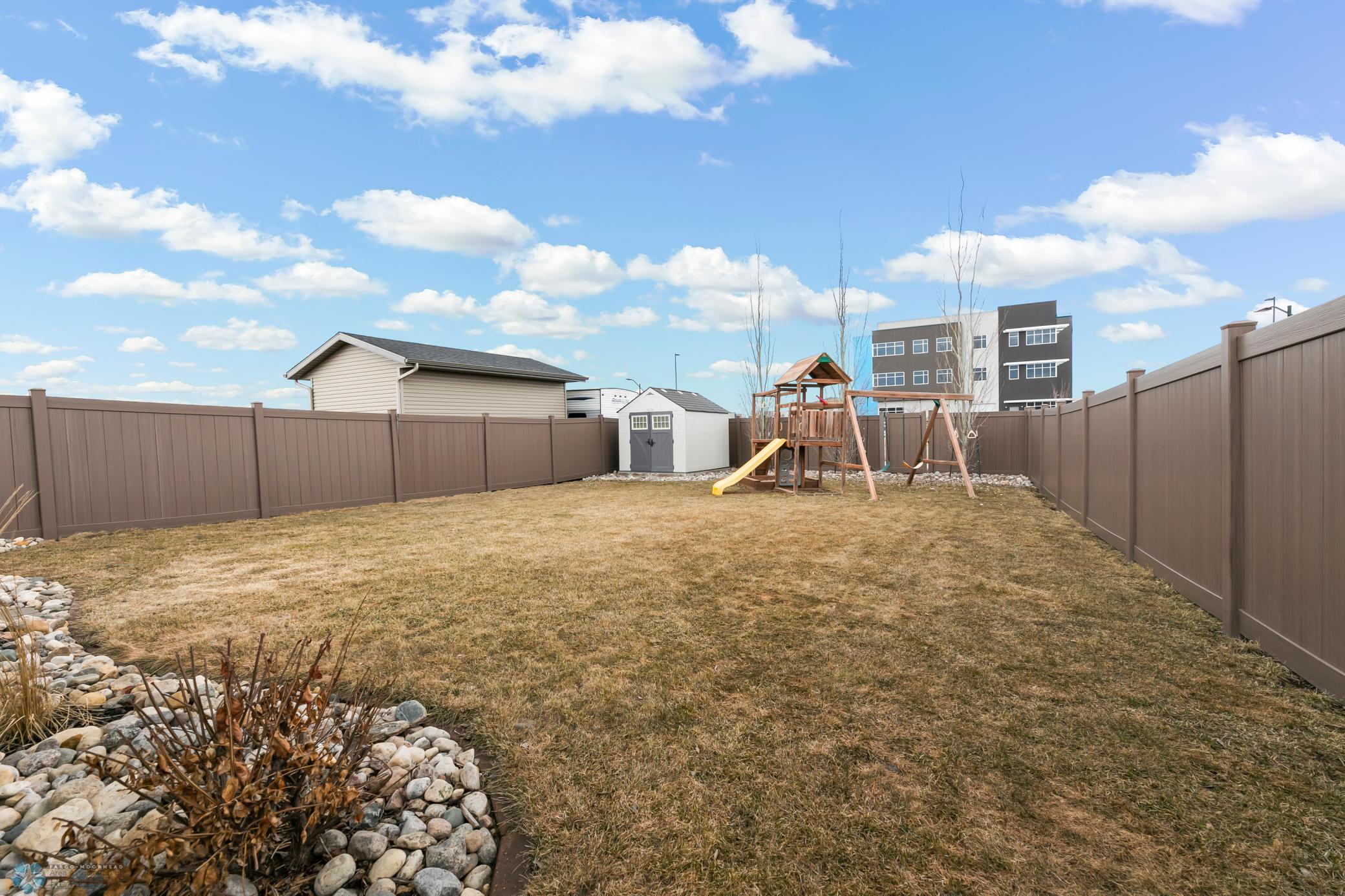 Backyard view 1(shed)