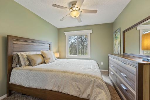 3 bedrooms on main level- all equipped with ceiling fans.