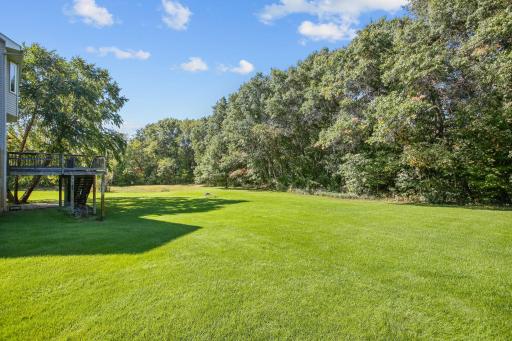 Well Cared for Yard, Uses 17 Programed Zones to Automatically water with your own well anytime of day. Keeps this property Lush and Green all summer long.