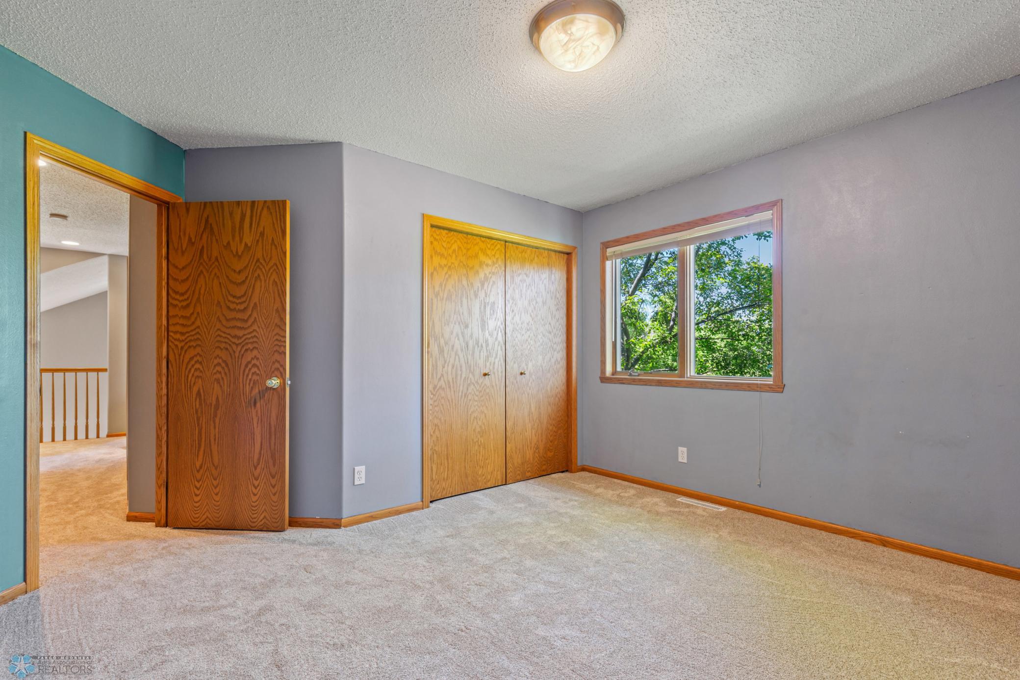 Bedroom 2 with New Carpet