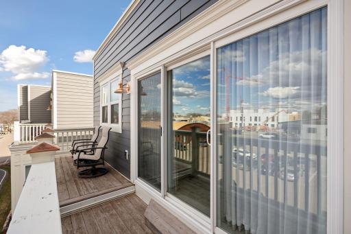 Enjoy relaxing on the private deck just off the Primary Suite.