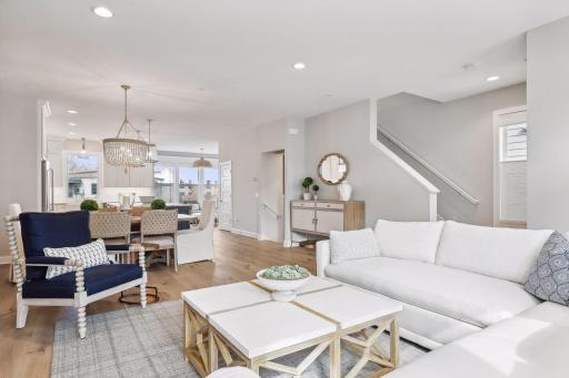 Designed in partnership with The Sitting Room, the home evokes an elevated, coastal-cottage style and is being sold furnished and accessorized.
