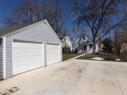 2 car garage with new roof and good alley access. New roof on the home as well!