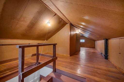 Attic space is ready for your finishing touches!