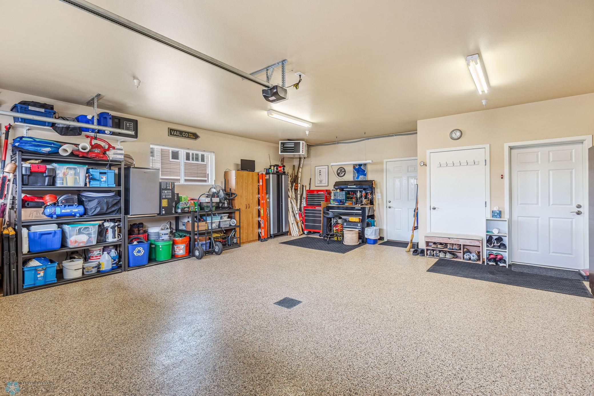 Finished/Heated Garage
