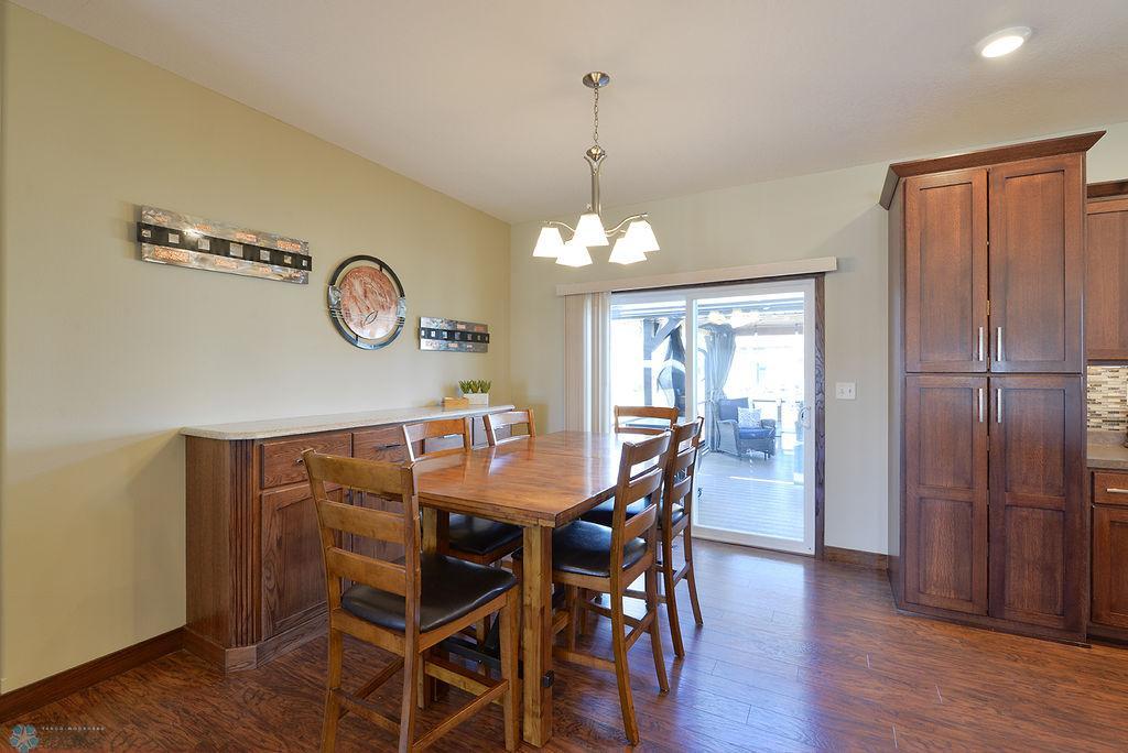 Spacious Dining With Built-in Buffet