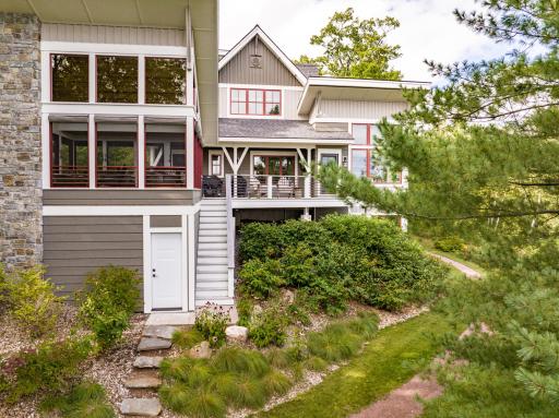 ...very large Deck between Home and Screen Porch with Panoramic Views of Lake Superior and Apostle Islands!