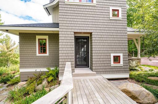 Main Level: Access via Deck to the Garage and Carriage Guest House from the Mudroom area of Home