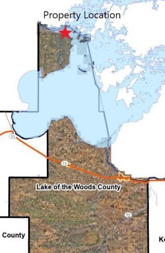 Property Location - Mainland Northwest Angle - Lake of the Woods