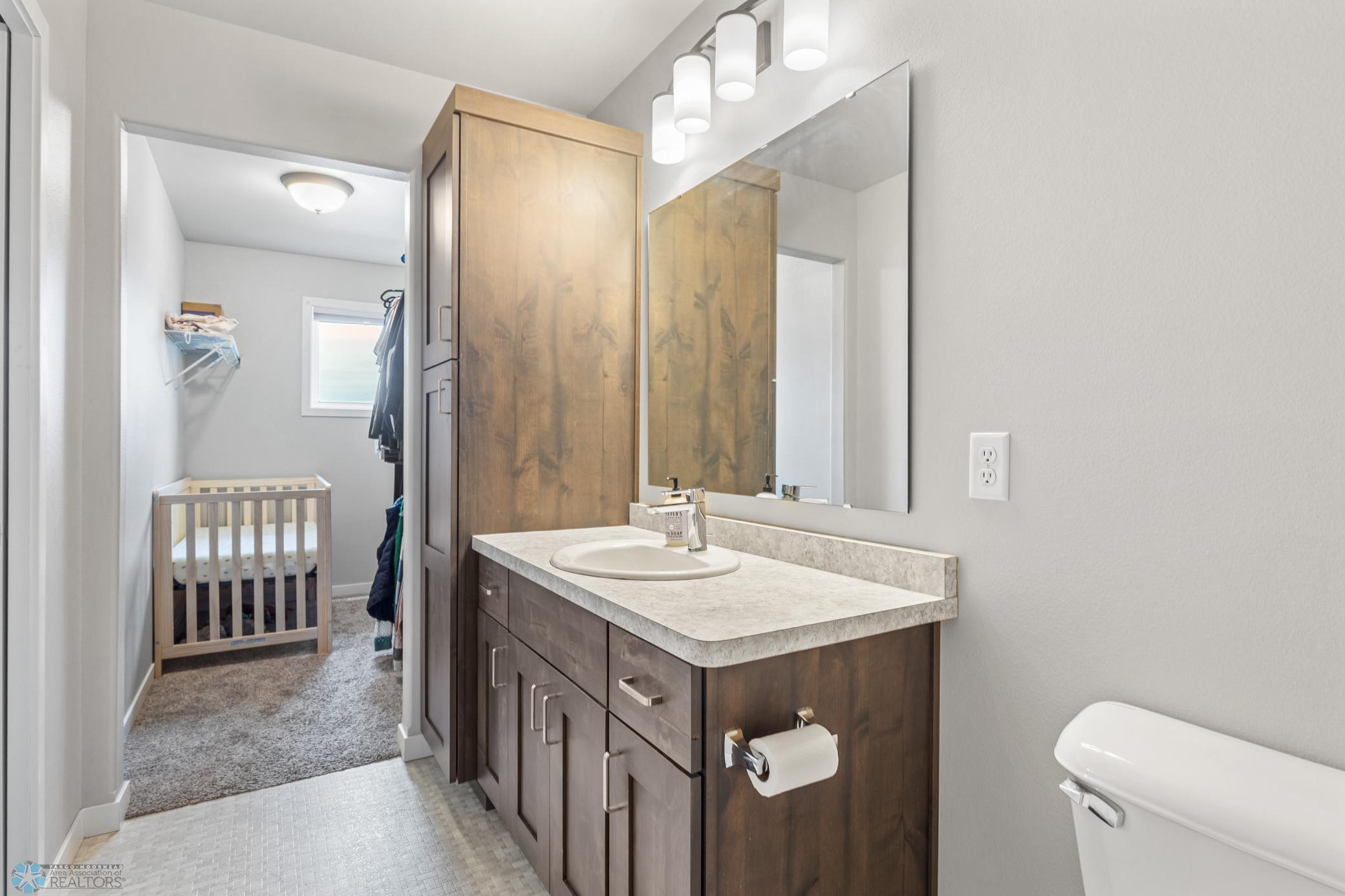 Primary Bathroom with large closet