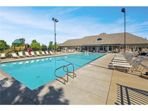 Your Waters Edge Community Center Membership includes a pool and lounging areas, gym, game rooms with pool table, reservable party/banquet room with full kitchen, and stunning lobby area with fireplace. All recently remodeled and updated.