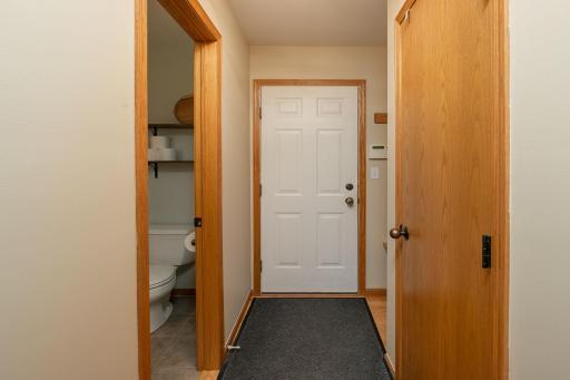 Mudroom and back entrance