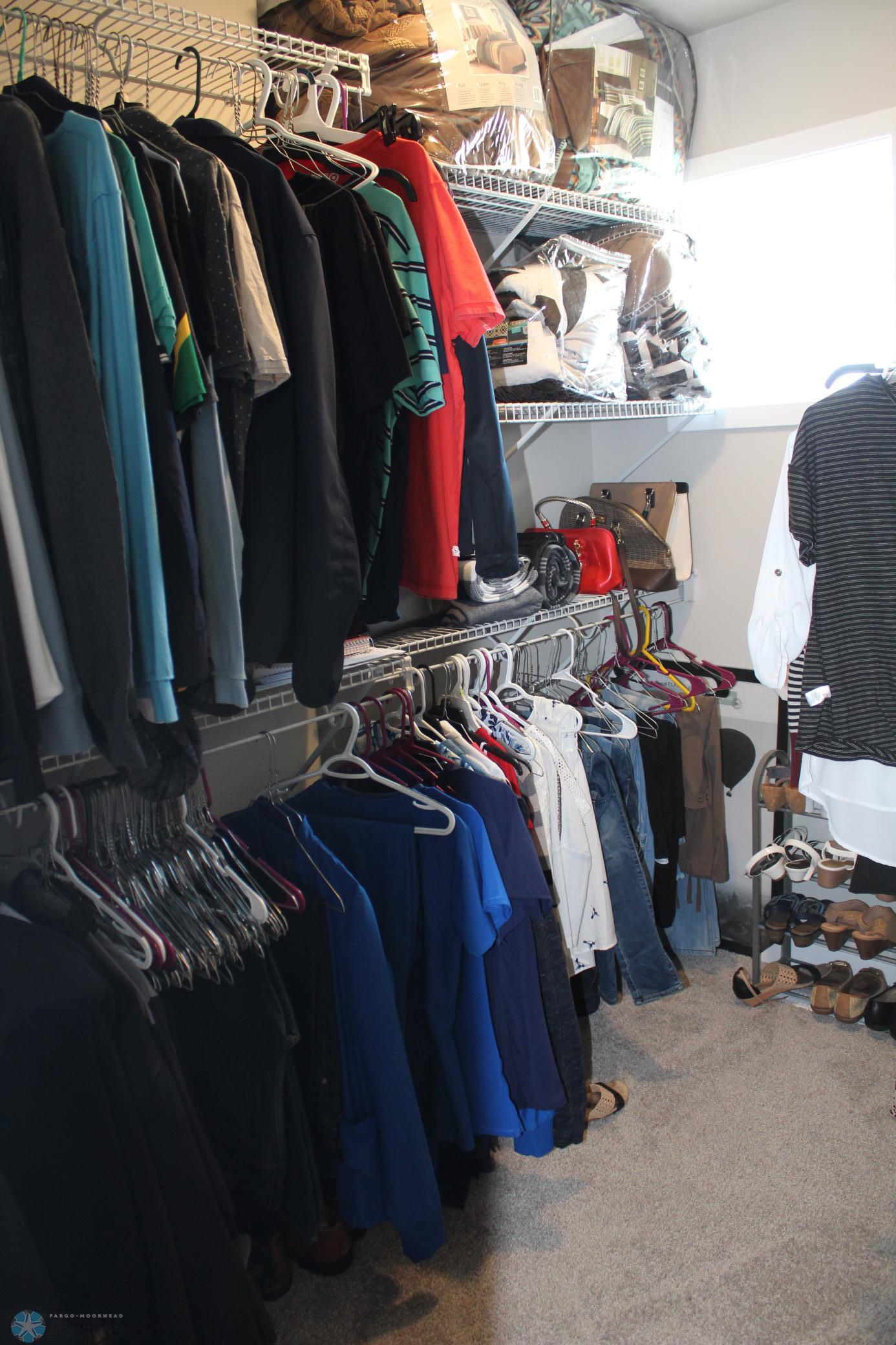 Primary closet
