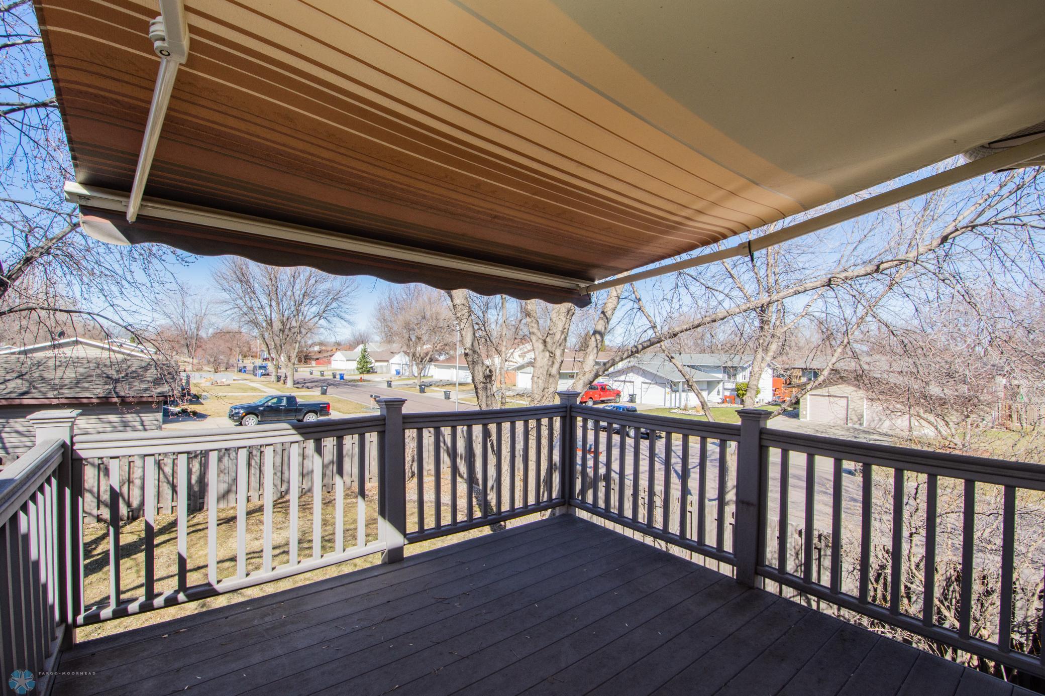 trek deck with awning