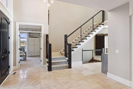 Bright, Open and Inviting Entry.