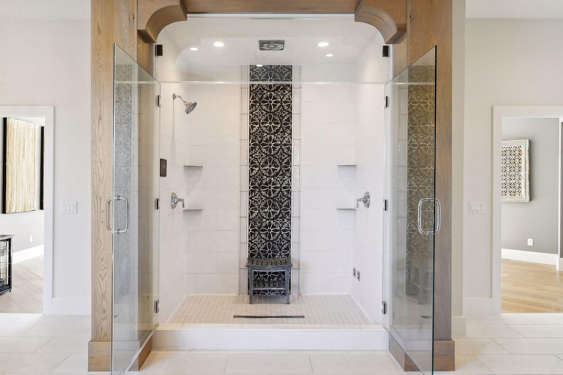 Pamper yourself in luxury with the steam shower for a truly spa-like experience in the comfort of your own home.