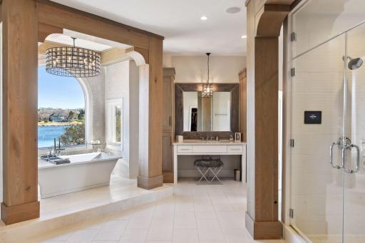 Featuring opulant fixtures, sleek design elements and lavish amenities.