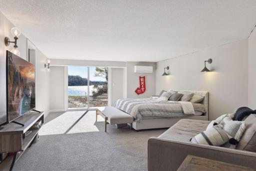 Lower level 5th bedroom with ensuite