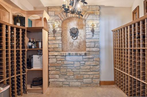 Sip and savor in style as you select your favorite vintage from the impressive wine cellar.