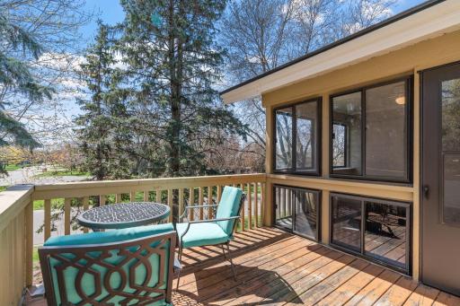 Savor your morning coffee or barbeque in porch or deck