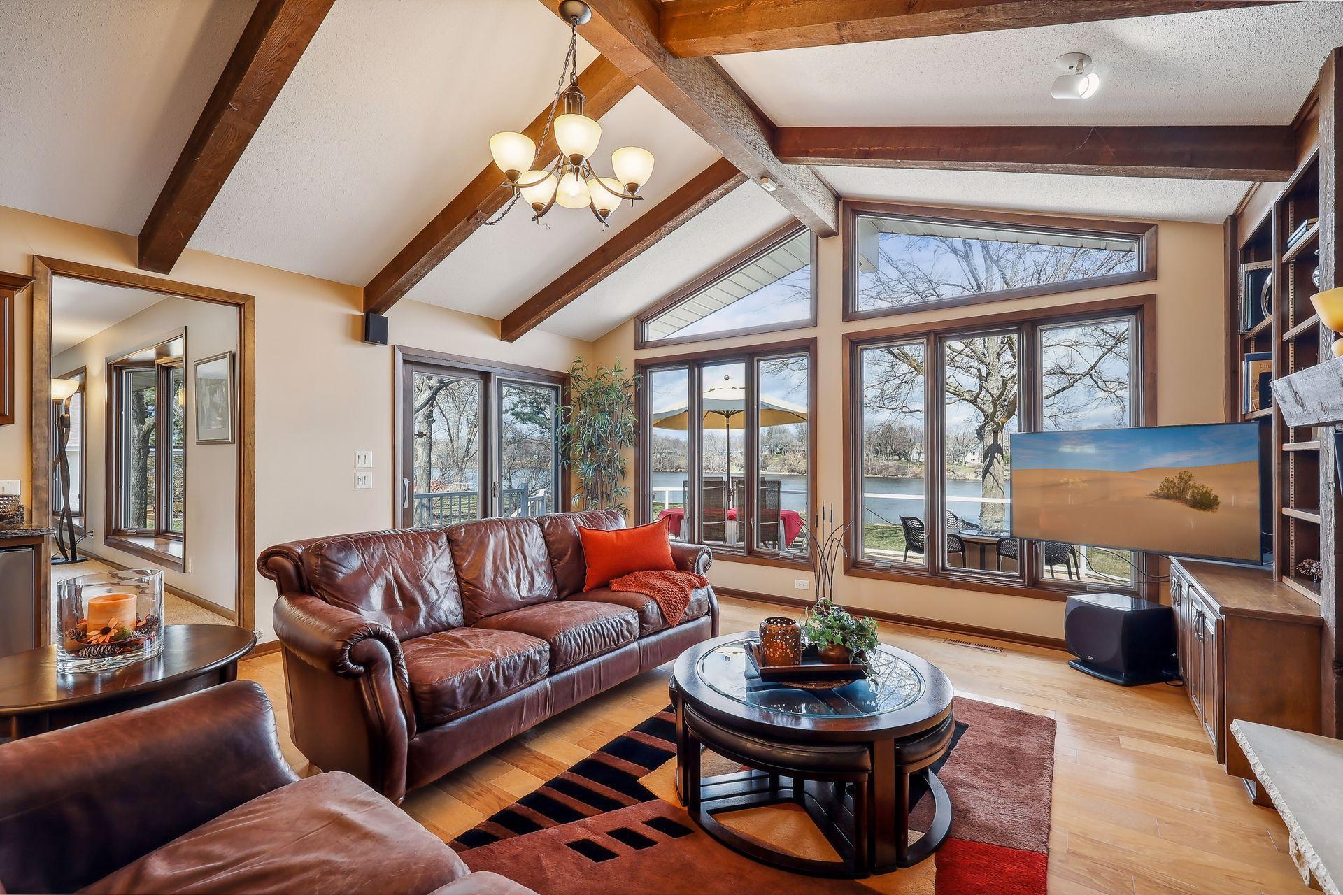 Beautiful river views captured from every room in the home