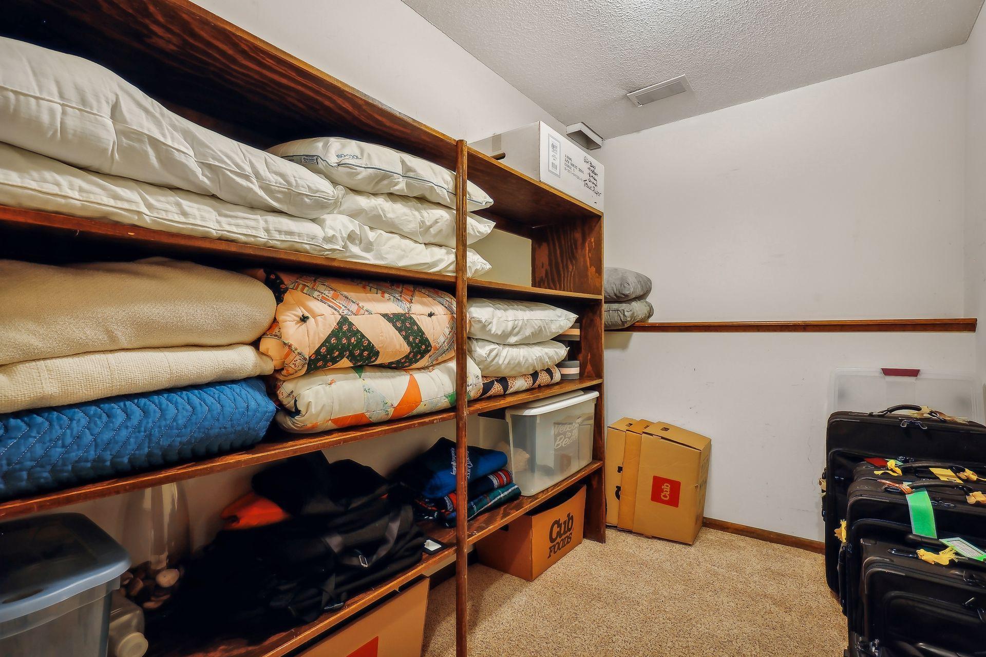 This walk in storage close it 9x6. Tons of storage in this home!