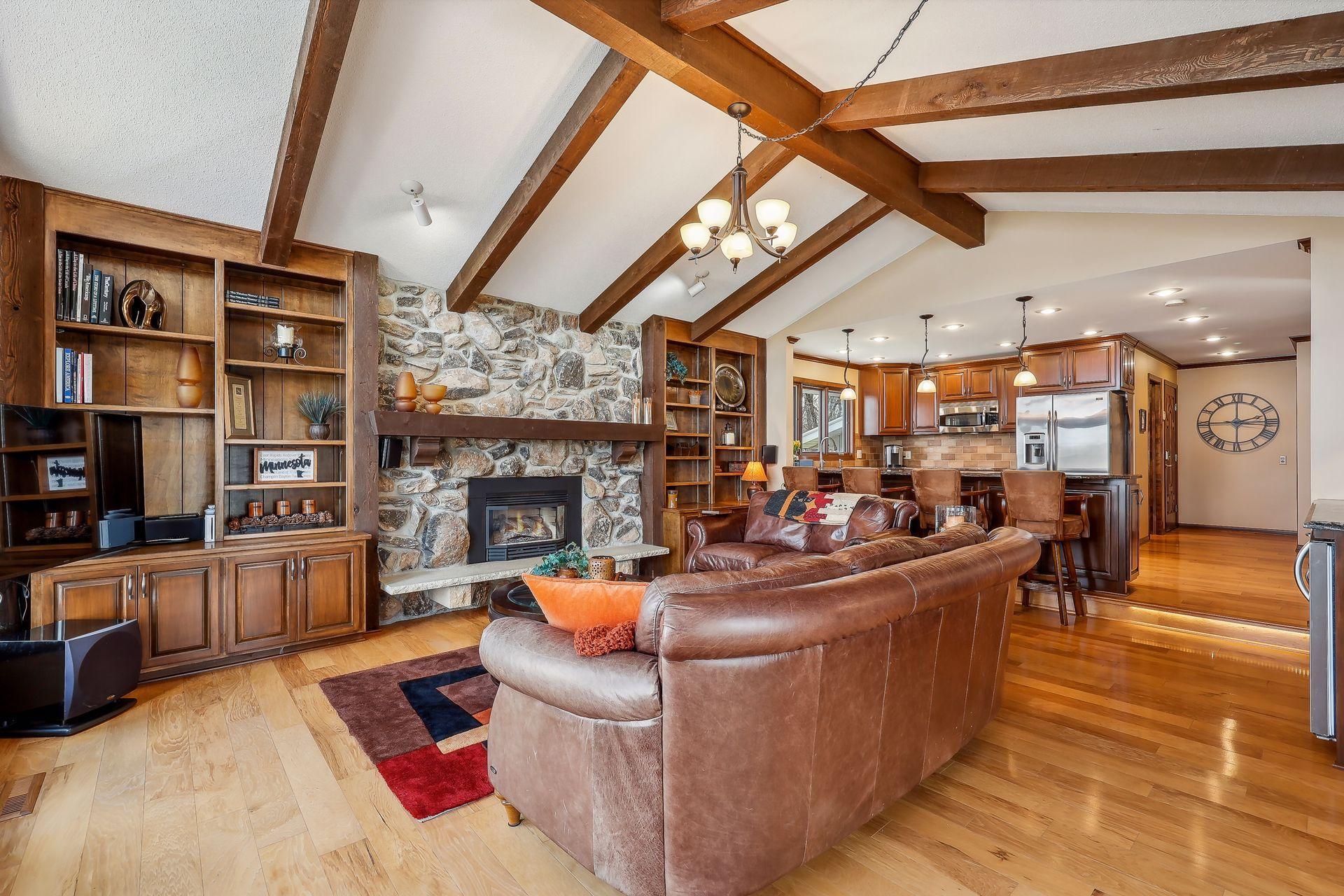 Stylish beams offer architectural definition - and only this home has it