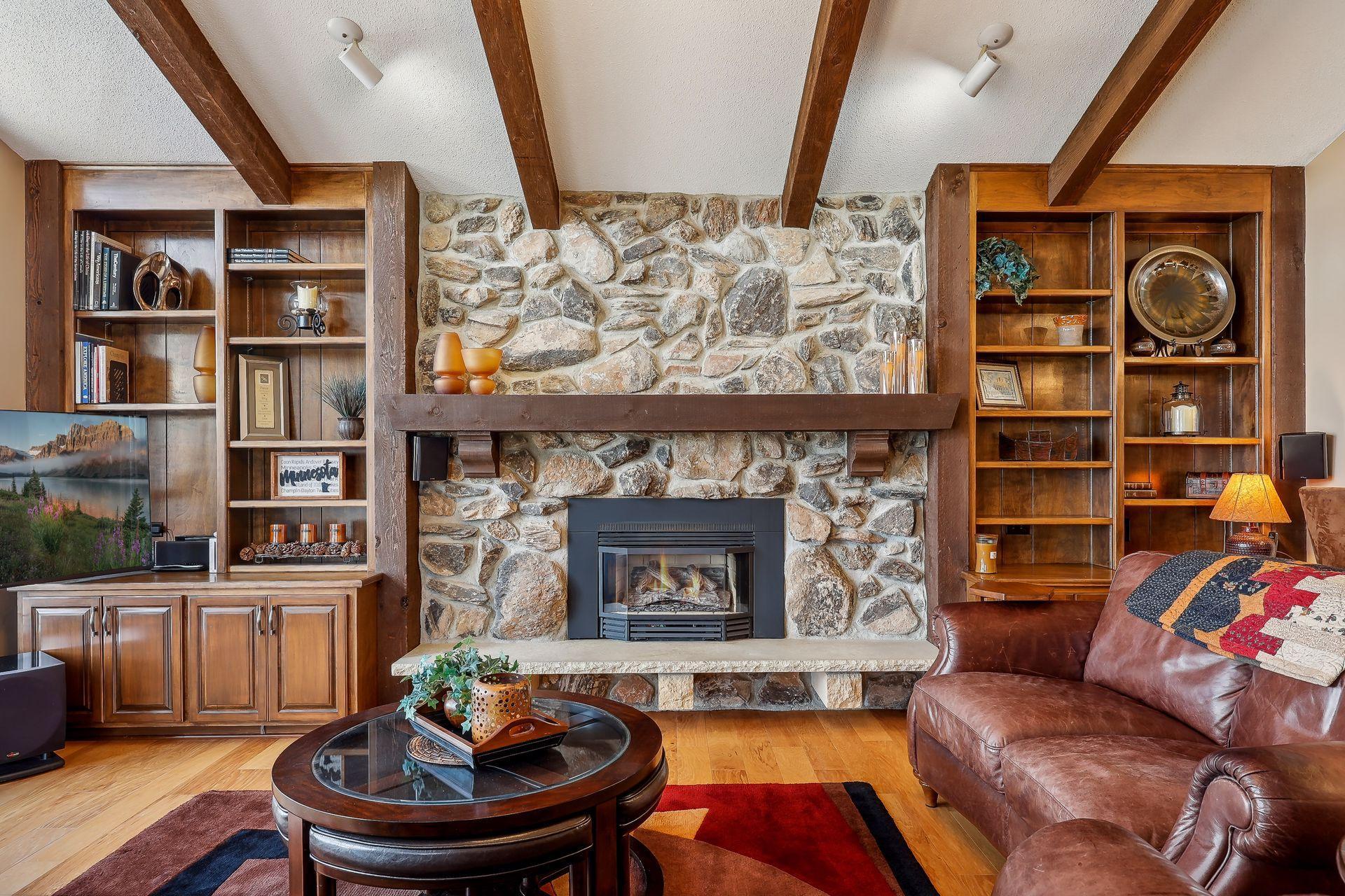Cozy fall and winter evenings will be more fun in this home