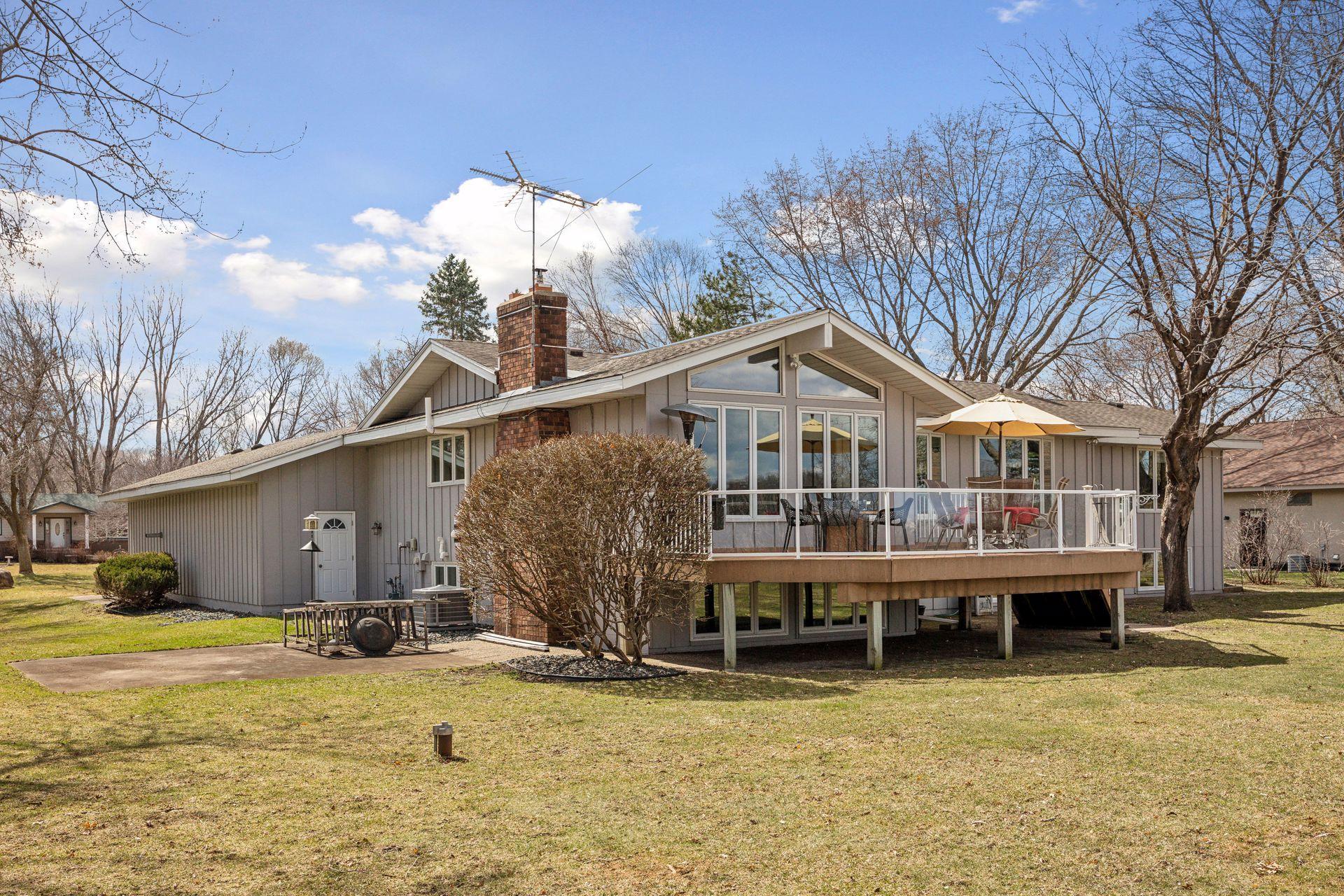 Oversized side patio here too - perfect for sports court, boat storage and more