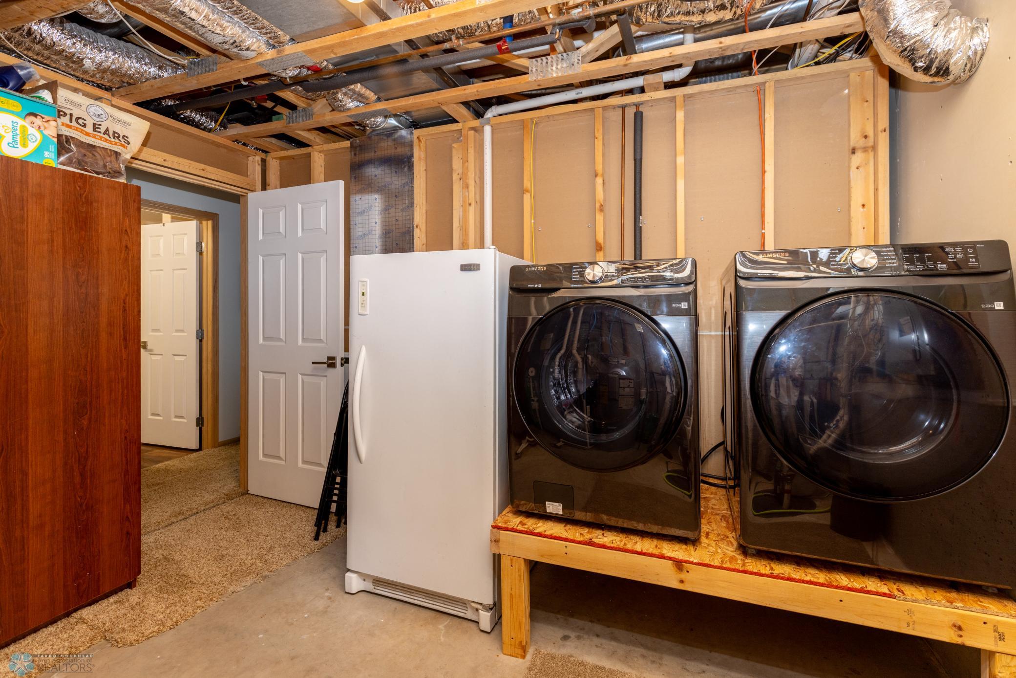 Washer/Dryer negotiable, Storage cabinet included, Freezer excluded.