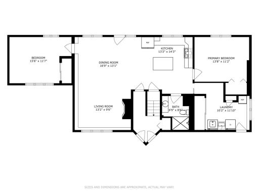 Lower Level floorplan. Septic is non-compliant for more than 3 legal Bedrooms