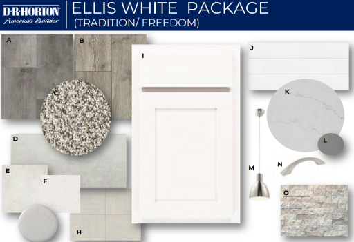Home includes the white designer inspired package.