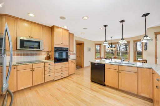 Kitchen features an abundance of cabinetry