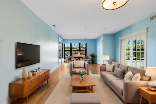 Tons of natural light throughout the home (Photo virtually staged)