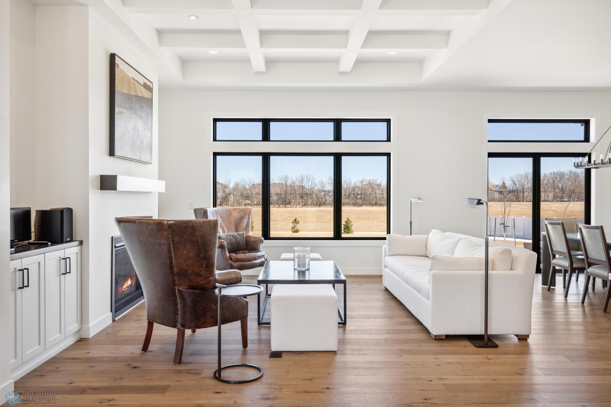 Living Room Overlooking Private Backyard