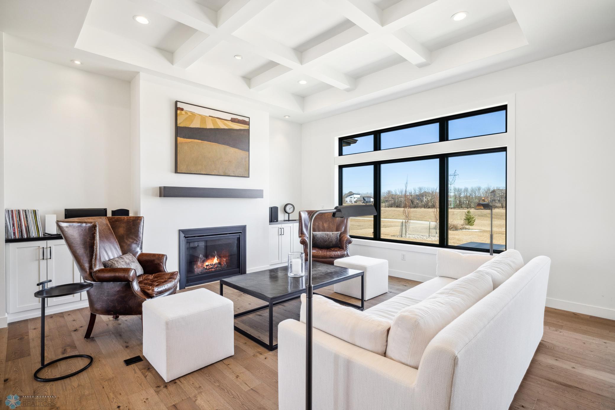 Living Room Custom Ceiling Feature