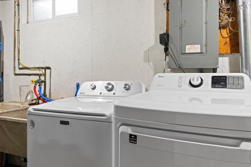 Basement Utility 27x11 Laundry/Storage/Mechanical Room