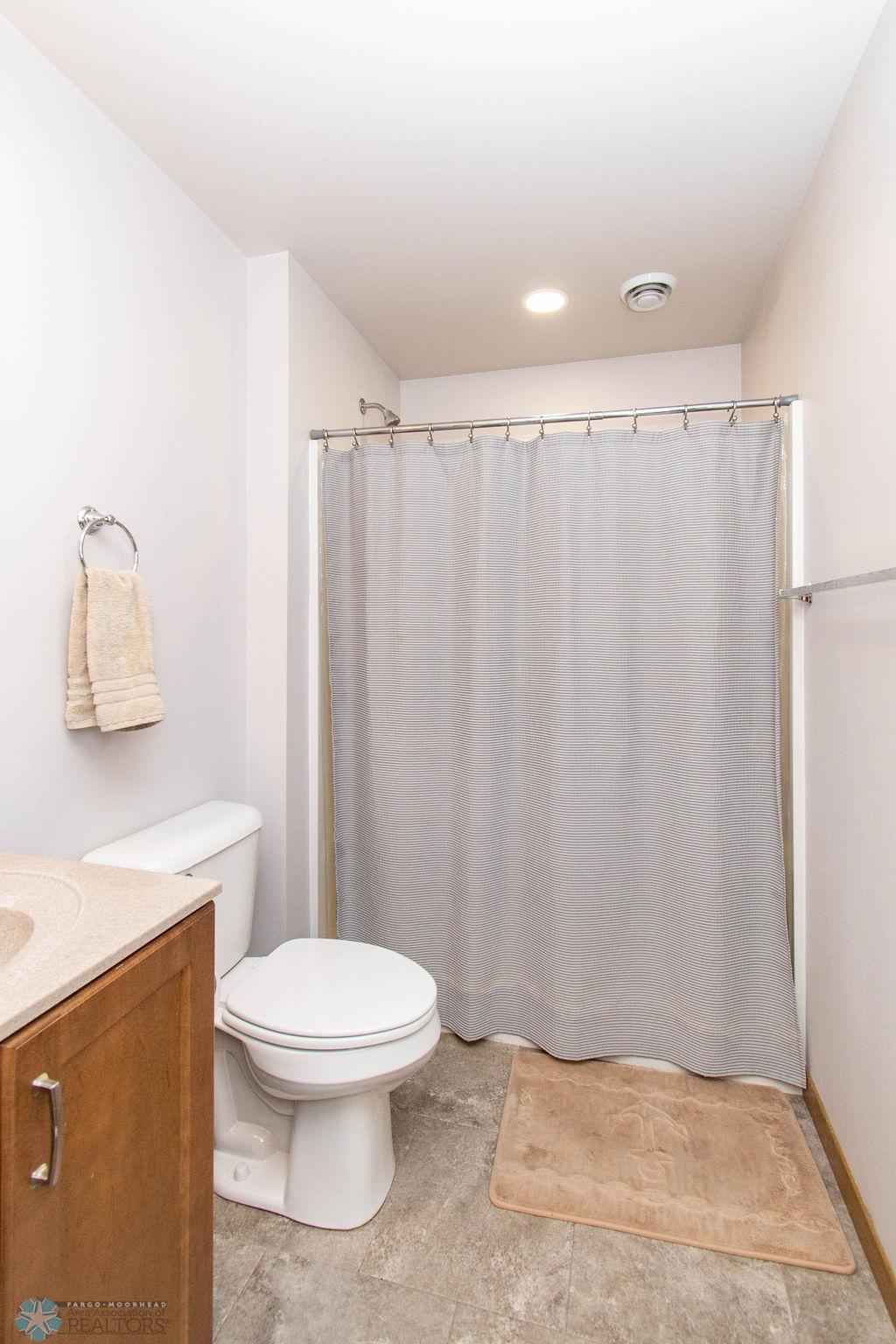 Grab bars in primary suite shower