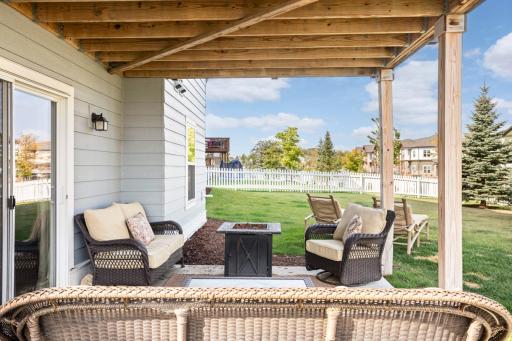 The patio provides yet another fantastic outdoor space to enjoy!