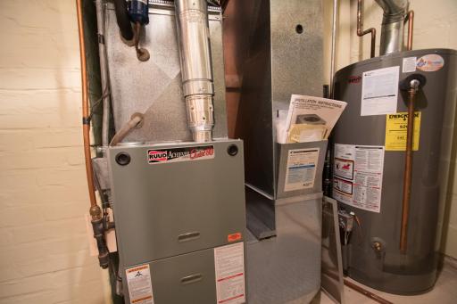 Newer furnace, air conditioner, and water heater
