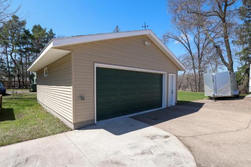Detached 26x24 garage built in 2017 is finished and insulated